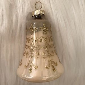 Vintage Krebs Glass Bell Tree Ornament Christmas